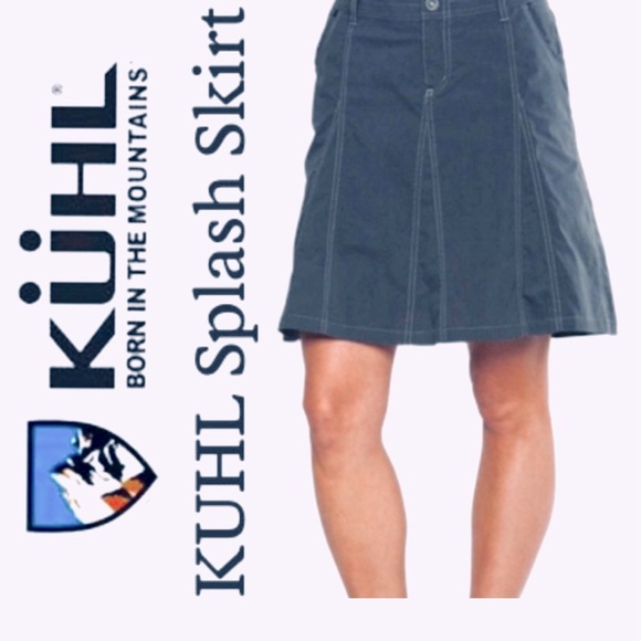 Kuhl Splash Hiking Skirt Gray UPF 50+ 
A-Line Women 2 Outdoor Patina Dye 
Hiking - Picture 9 of 11